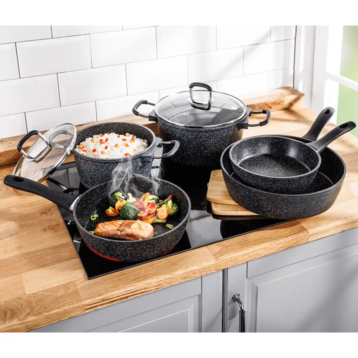 Bild 1 von Casa Royale Aluguss-Hochrand-Pfanne "Homer"