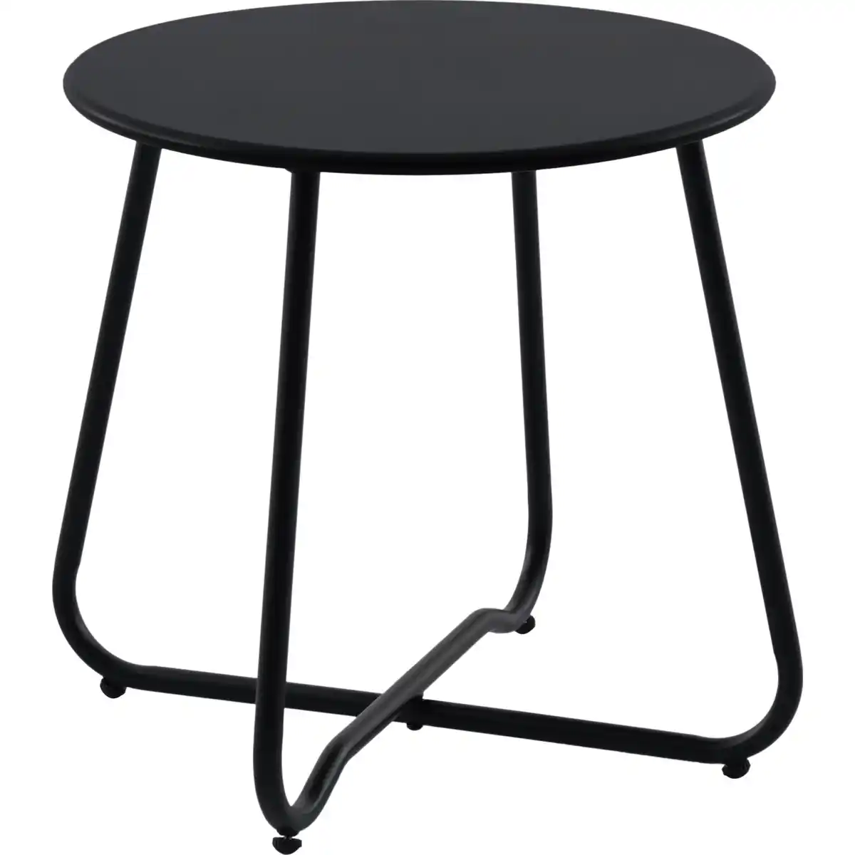 Bild 3 von Balkonmöbel-Set Whitton 3-teilig Stahl Schwarz-Anthrazit