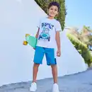 Bild 1 von Kinder-Jungen-Set mit Frontaufdruck, 2-teilig