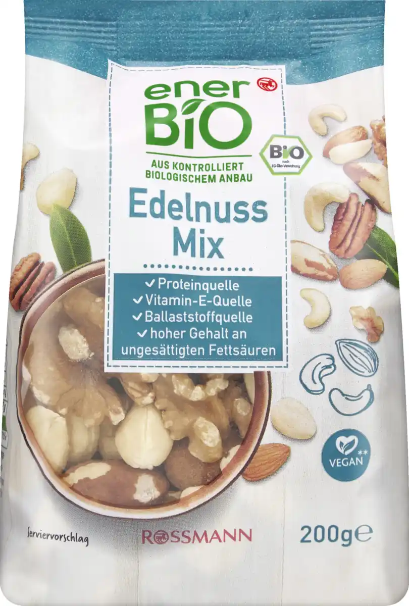 Bild 1 von enerBiO Edelnuss Mix, 200 g