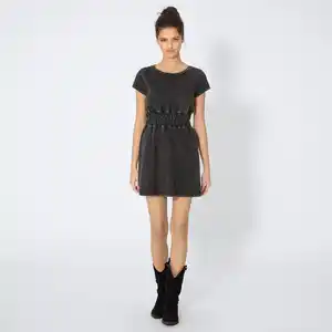Damen-Kleid in Jeansoptik