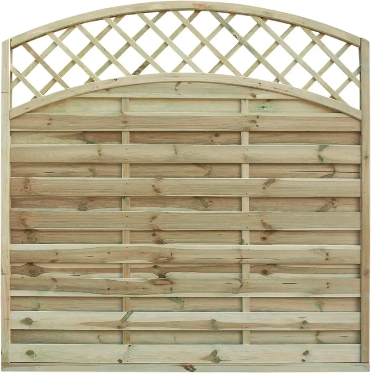 Bild 1 von Sichtschutzzaun Potsdam 180 x 180 cm, mit Hochbogen