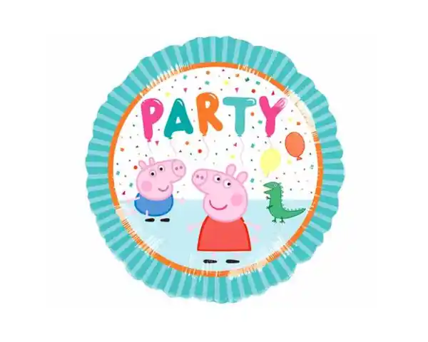 Bild 1 von Folienballon Peppa Pig Party Ø 43cm