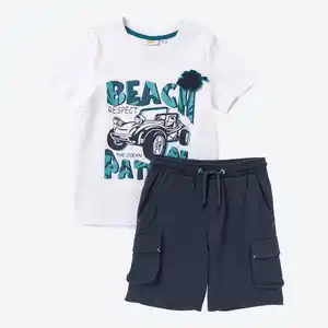 Kinder-Jungen-Set mit Applikation, 2-teilig