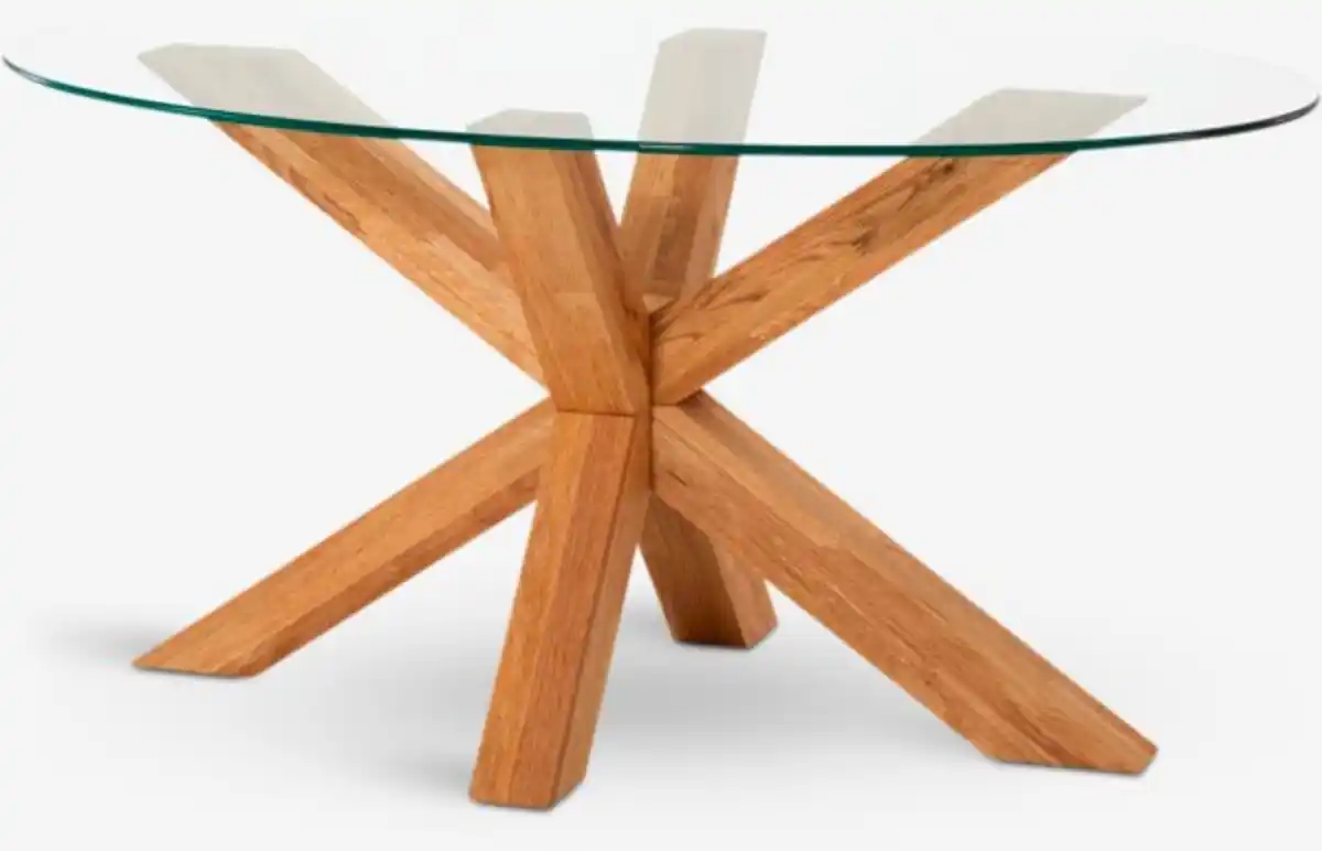 Bild 1 von Couchtisch AGERBY 60x100 Glas/eiche