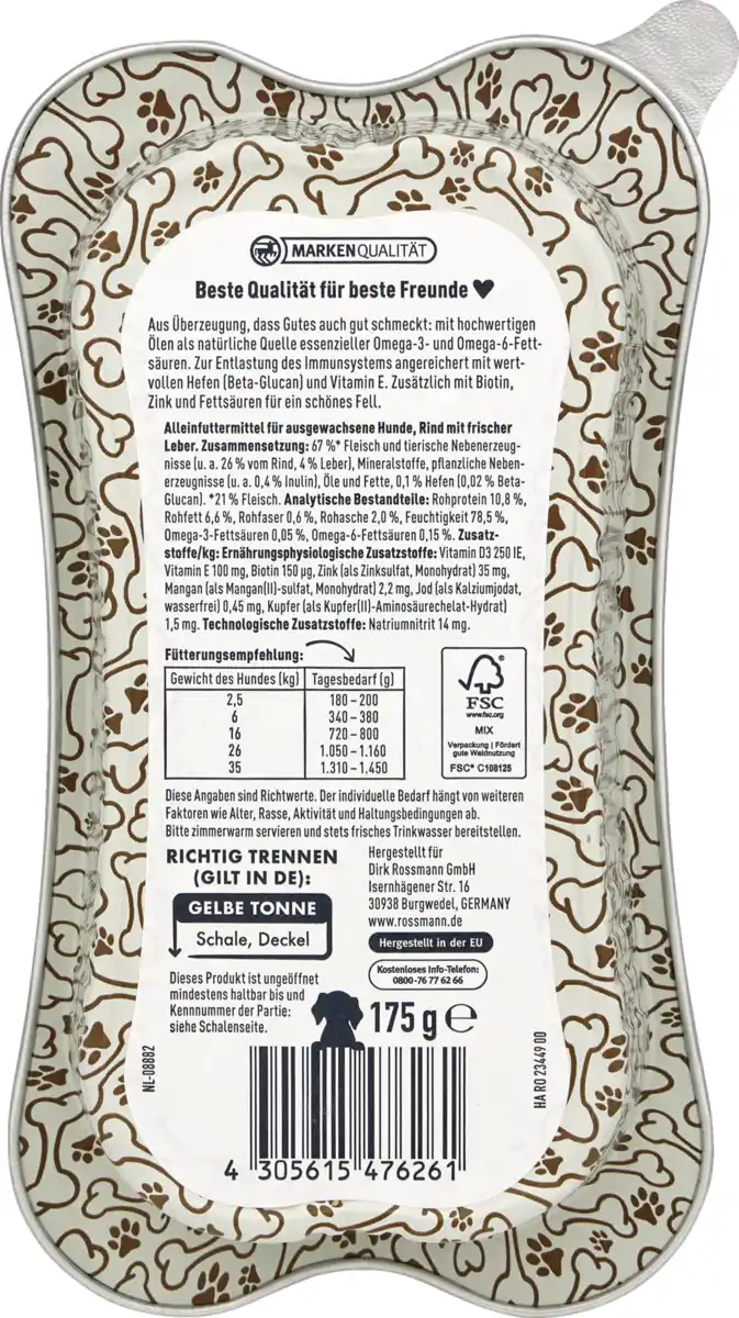 Bild 2 von Winston Rind & frische Leber, 175 g