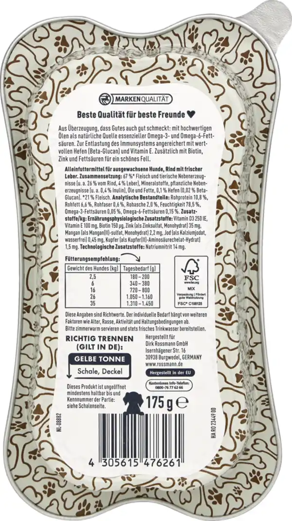 Bild 2 von Winston Rind & frische Leber, 175 g