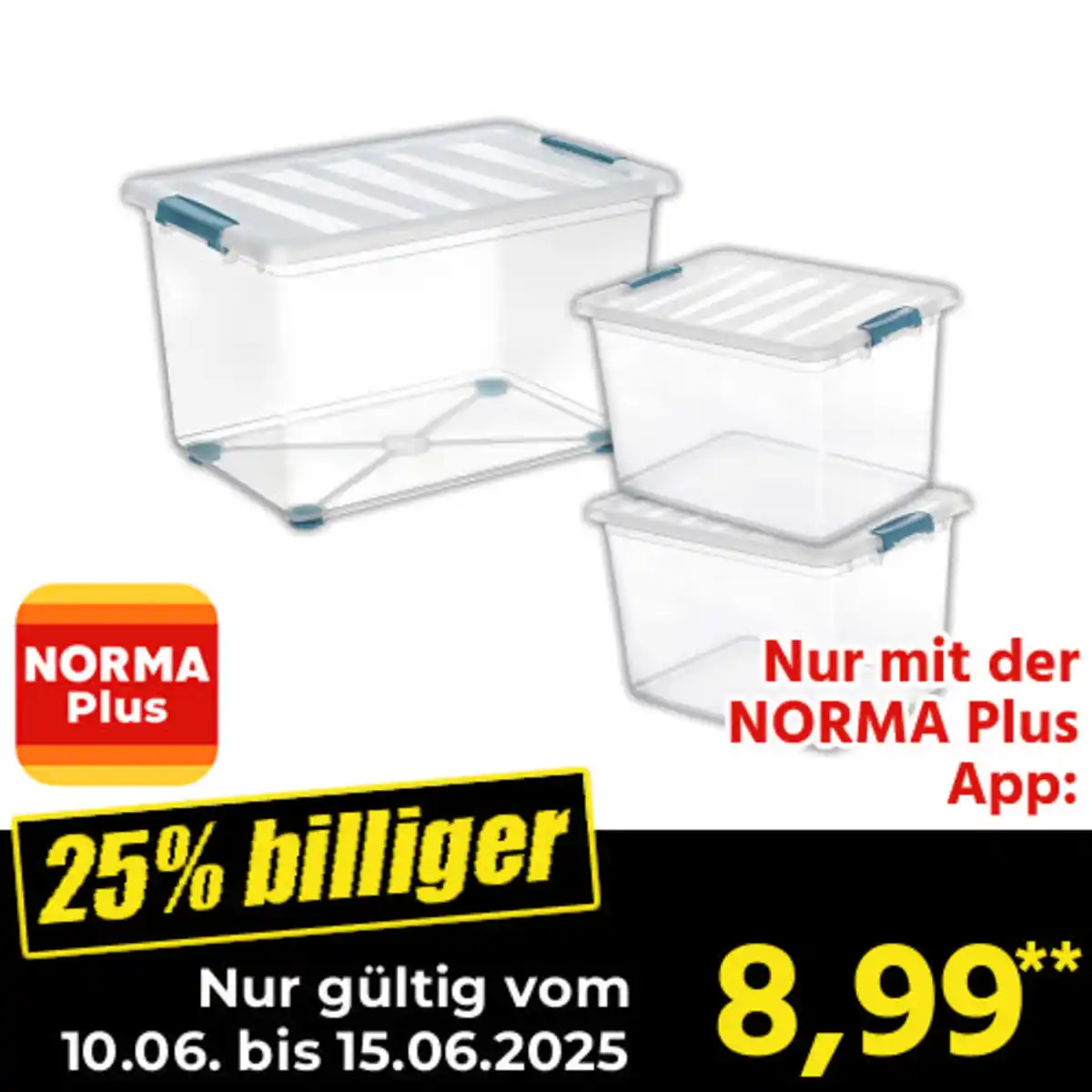 Bild 1 von Toptex Klarsichtboxen / Rollenbox