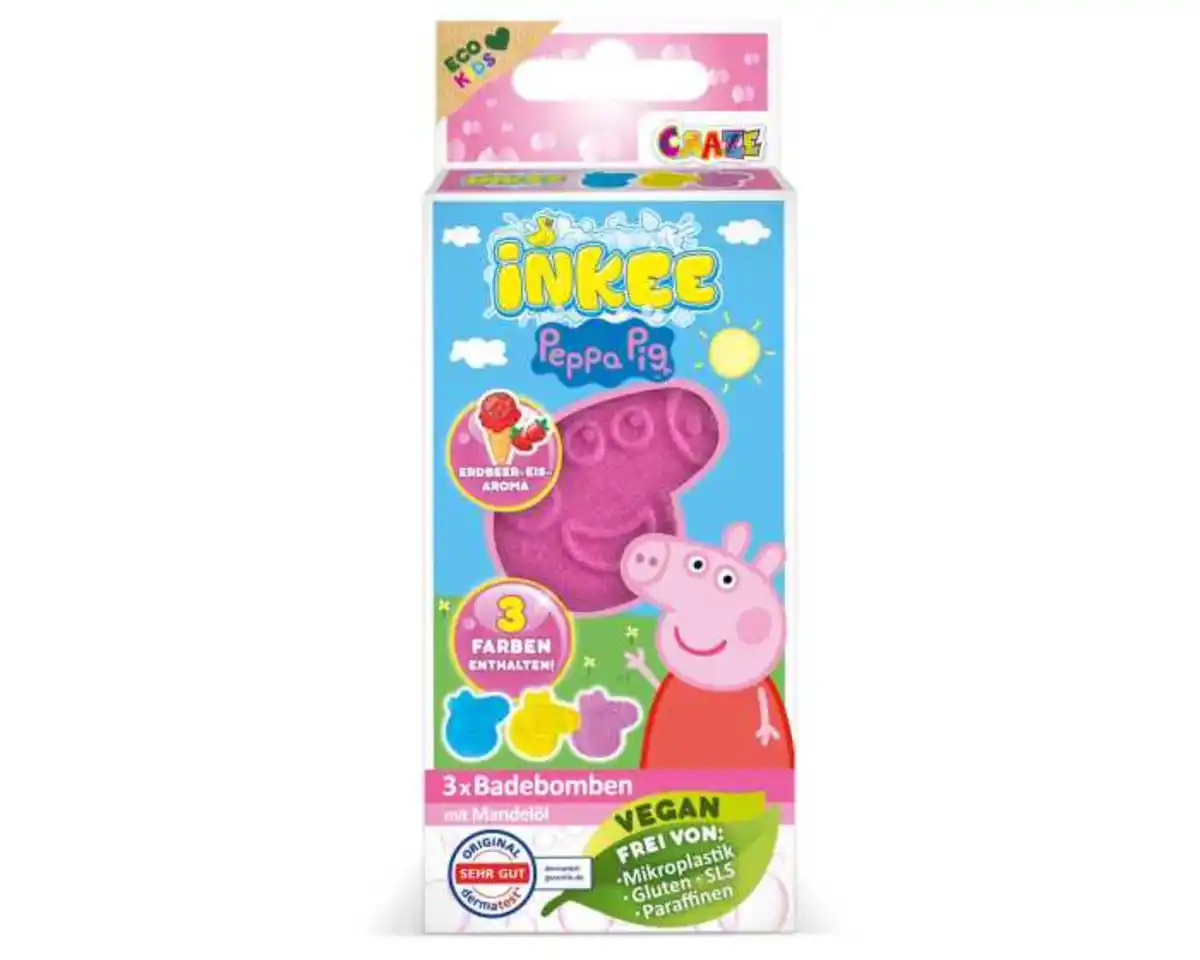 Bild 1 von INKEE Badebombe Peppa Pig Erd