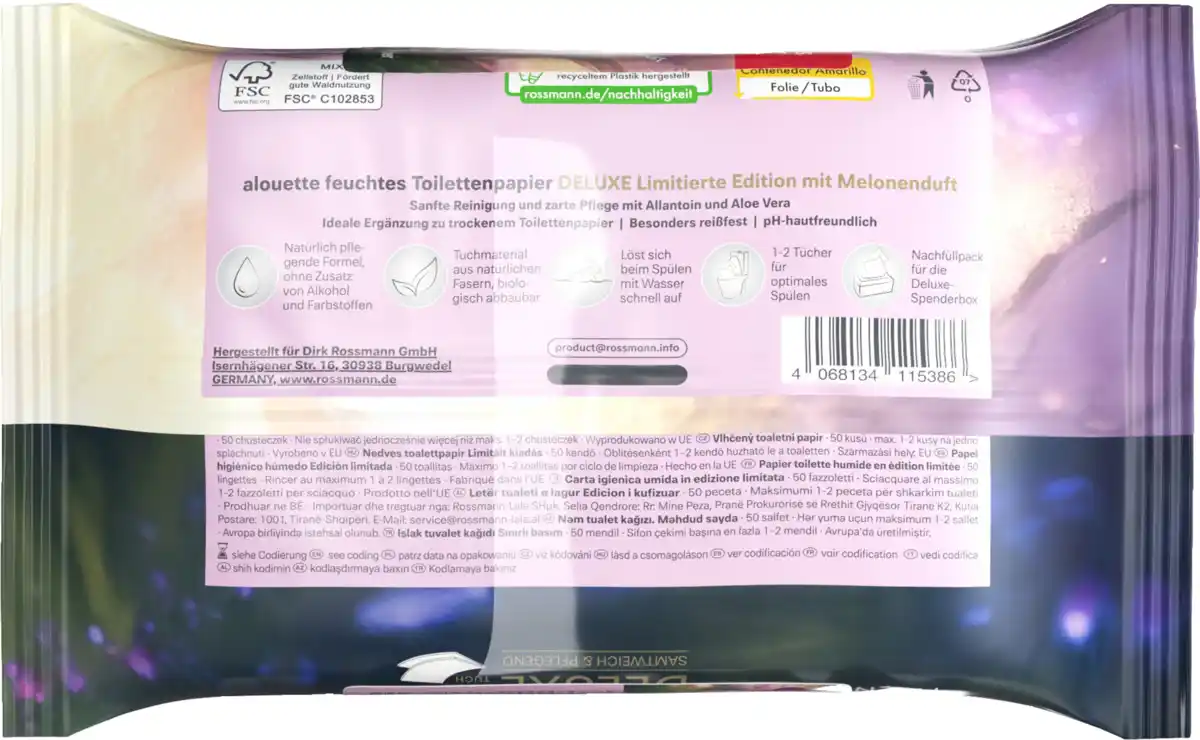 Bild 2 von alouette Deluxe Feuchtes Toilettenpapier Life is sweeter with friends
