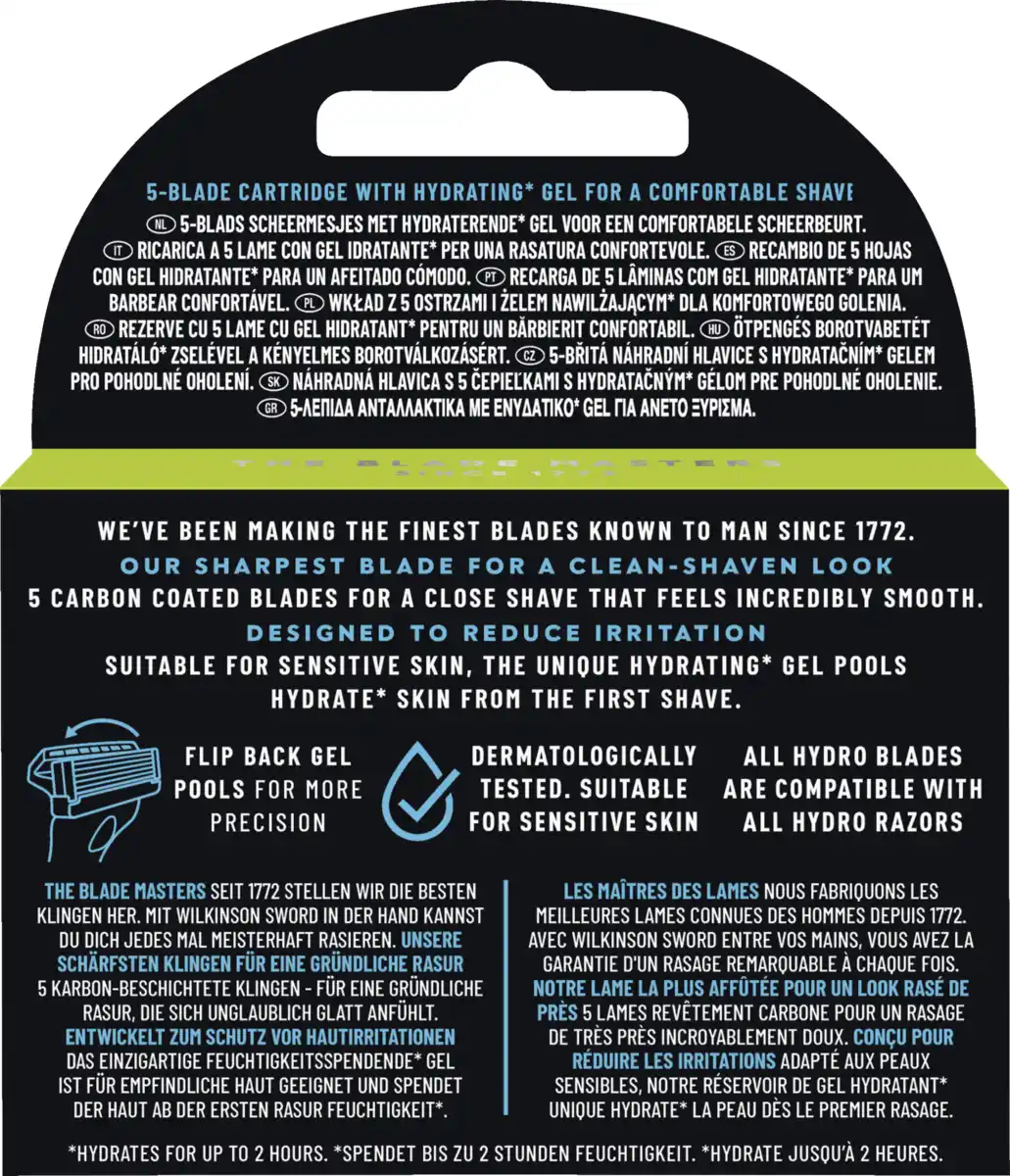 Bild 3 von Wilkinson Sword Hydro 5 Sensitive Rasierklingen