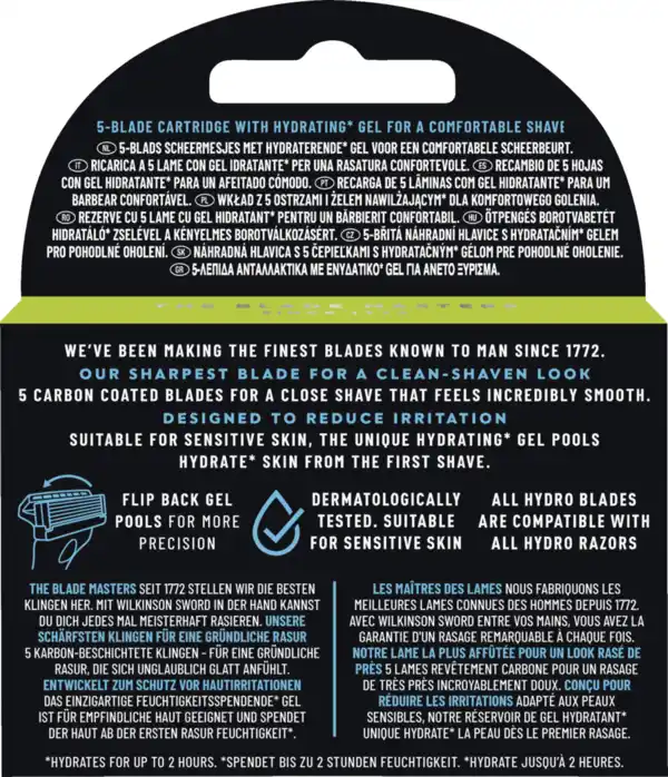 Bild 3 von Wilkinson Sword Hydro 5 Sensitive Rasierklingen