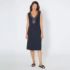 Damen-Kleid mit Paillettenapplikation