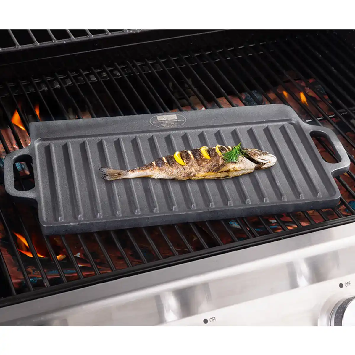 Bild 1 von Grill Gourmet Grillplatte aus Gusseisen