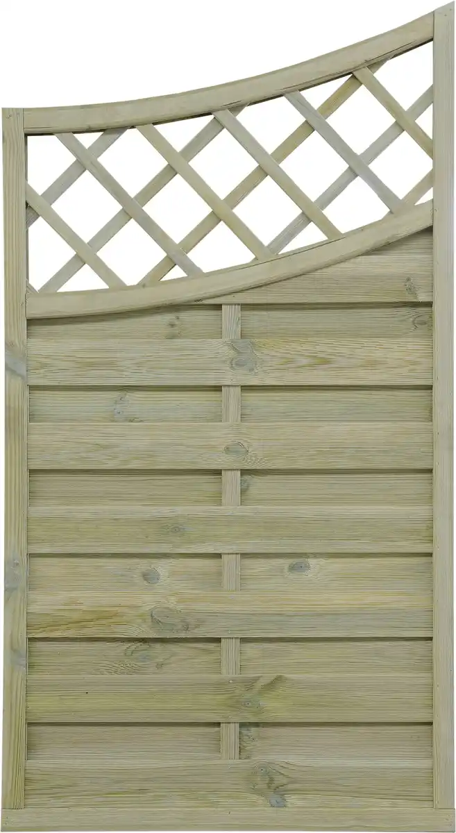 Bild 1 von Sichtschutzzaun Potsdam 90 x 160 cm, Abstufung mit Tiefbogen