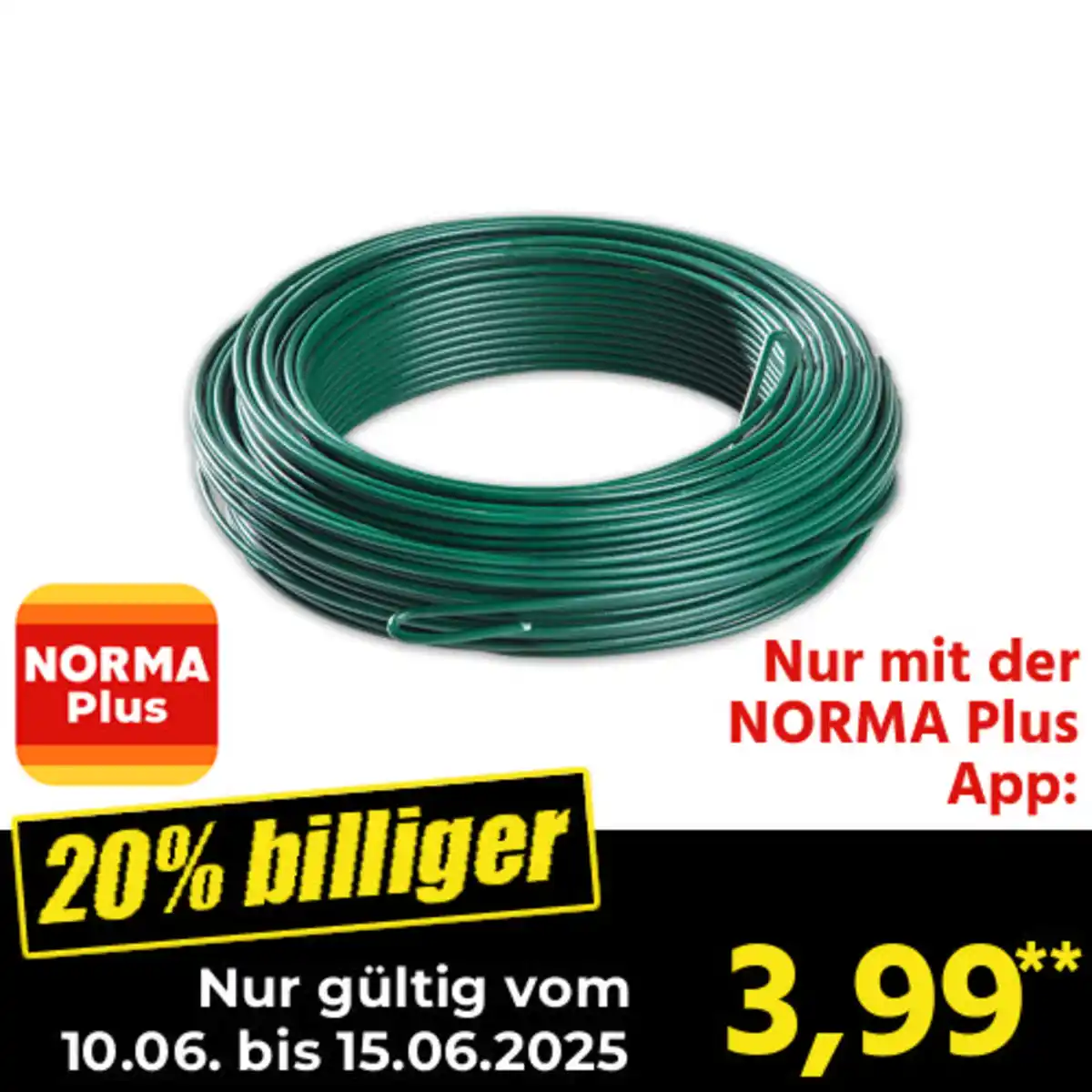 Bild 1 von Powertec Garden Spanndraht auf Rolle 40 m