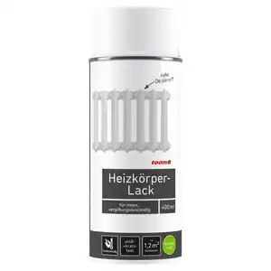 toom Heizkörperlack weiß seidenmatt 400 ml