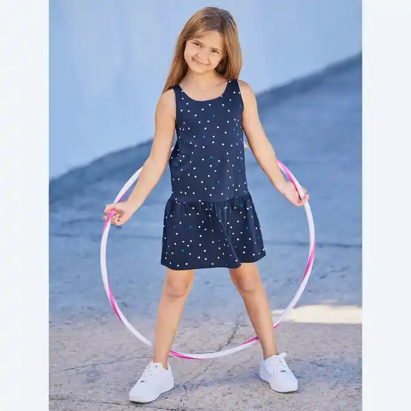Bild 1 von Kinder-Mädchen-Kleid mit Punkte-Muster
