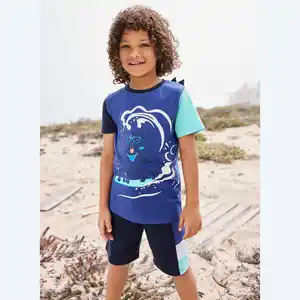 Kinder-Jungen-Set mit Hunde-Motiv, 2-teilig
