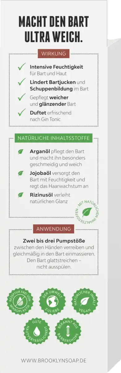 Bild 3 von Brooklyn Soap Company Bartöl, 50 ml