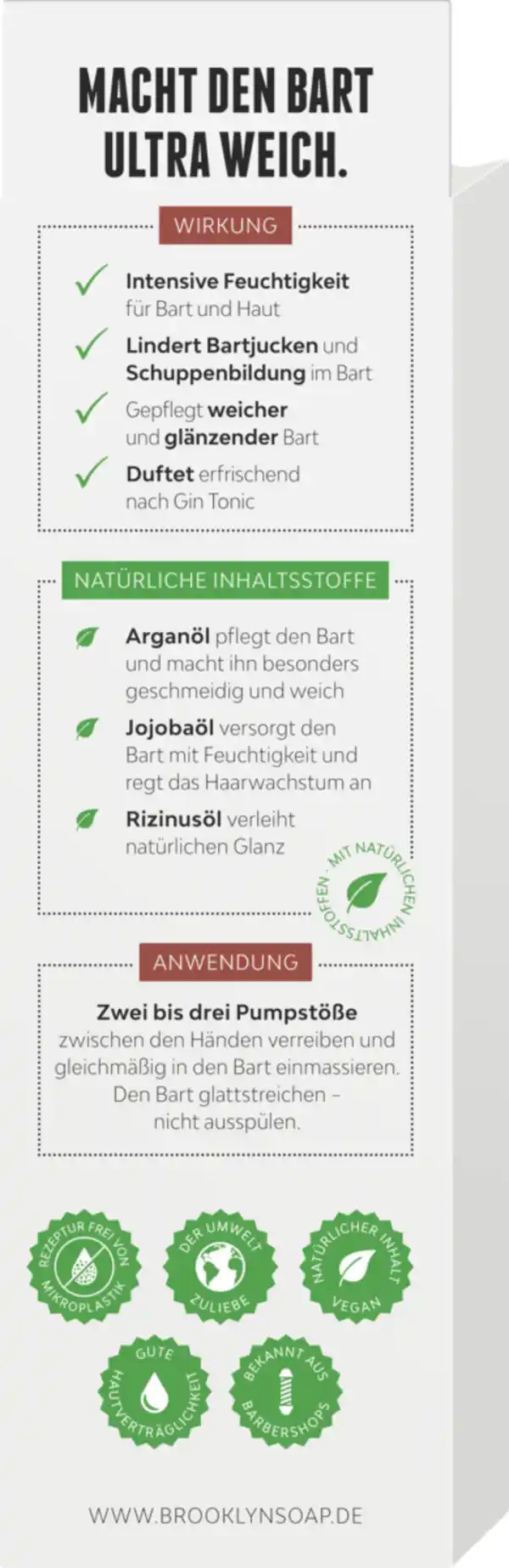 Bild 3 von Brooklyn Soap Company Bartöl, 50 ml