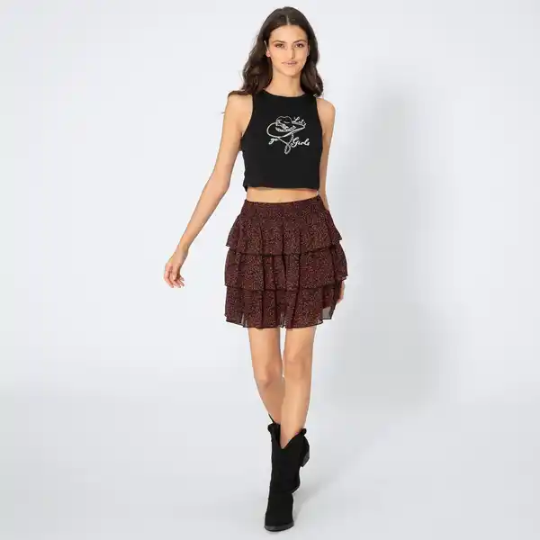 Bild 1 von Damen-Rock mit Smokbund