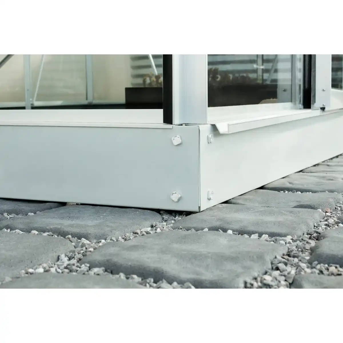 Bild 1 von Vitavia Fundament für Gewächshaus 'Calypso 3000' aluminiumfarben