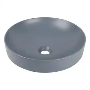 AquaSu Aufsatzwaschtisch 'Corvo' petrol Ø 40 x 10 cm