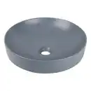 Bild 1 von AquaSu Aufsatzwaschtisch 'Corvo' petrol Ø 40 x 10 cm