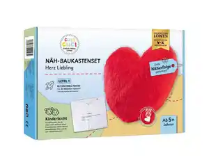 Nähset Herz rot cucicuci