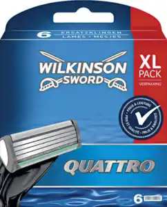 Wilkinson Sword Quattro Herren Rasierklingen