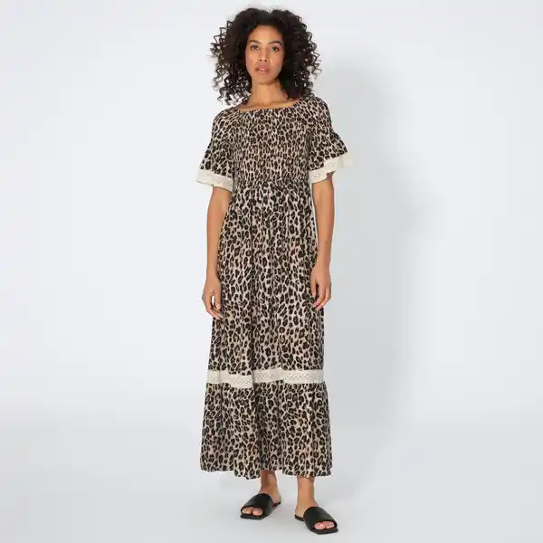 Bild 1 von Damen-Kleid mit Leo-Muster