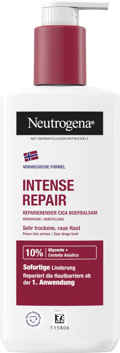 Bild 1 von Neutrogena Reparierender CICA Bodybalsam Norwegische Formel Intense Repair, 250 ml