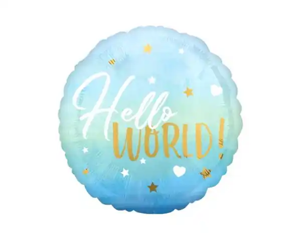 Bild 1 von Folienballon Baby Boy blau Ø 45cm