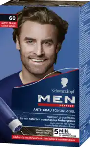 Men Perfect Anti-Grau-Tönungs-Gel 60 Mittelbraun