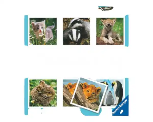 Bild 1 von memory Spiel Tierkinder 64tlg.