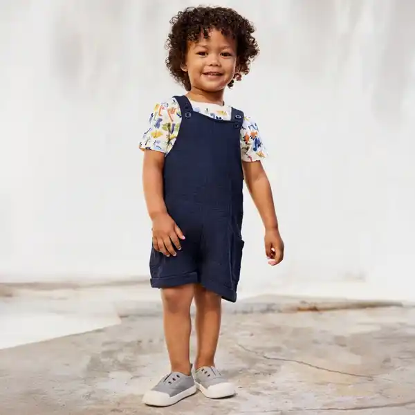 Bild 2 von Baby-Jungen-Set mit Dino-Motiven, 2-teilig