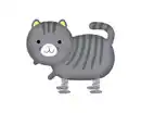 Bild 1 von Folienballon Walking Cat 52x75cm