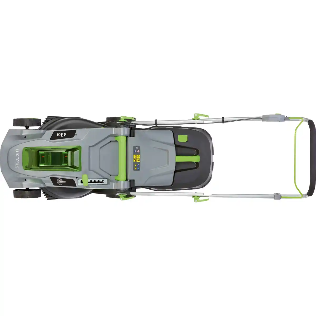 Bild 4 von LUX-TOOLS Akku-Rasenmäher A-RM-2x20/43 Set A inkl. 2x 20 V Akku 43 cm