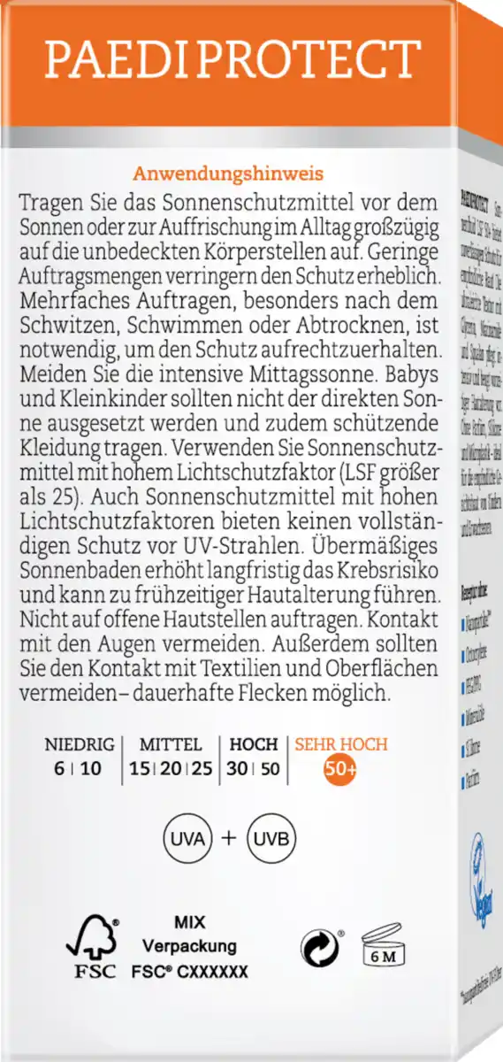 Bild 3 von PAEDIPROTECT Sonnenfluid LSF 50+, 30 ml