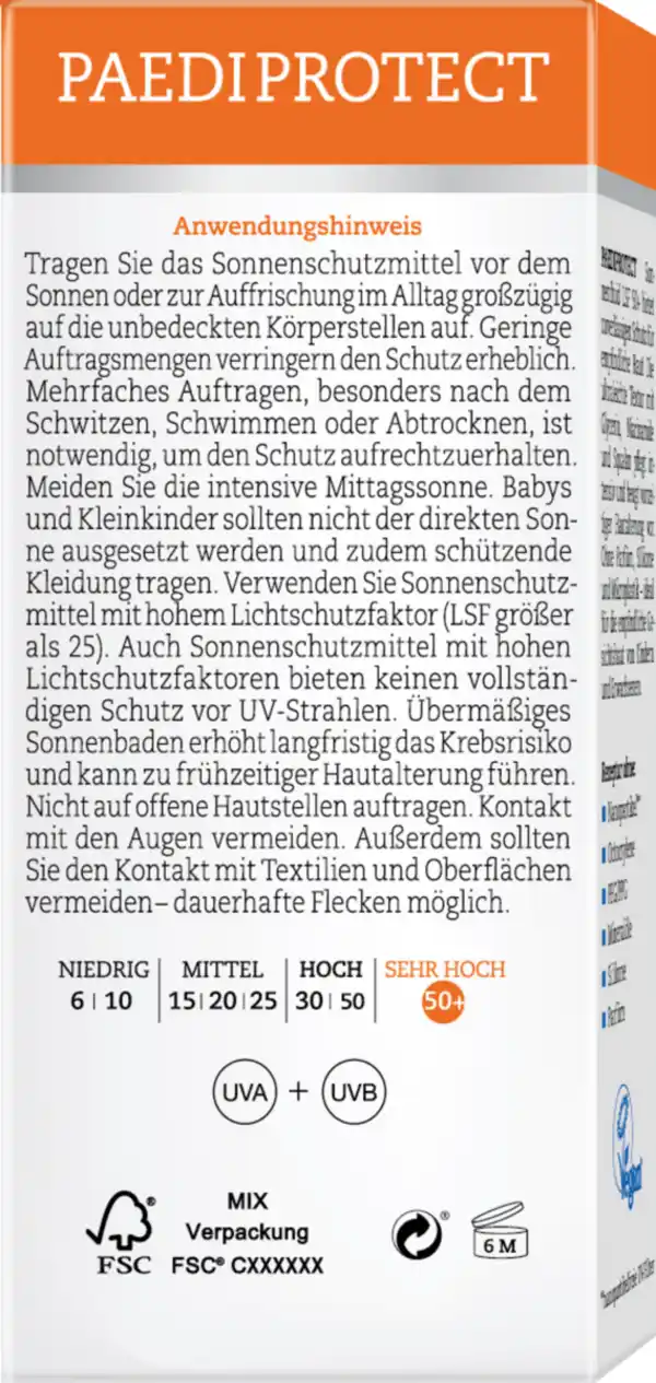 Bild 3 von PAEDIPROTECT Sonnenfluid LSF 50+, 30 ml