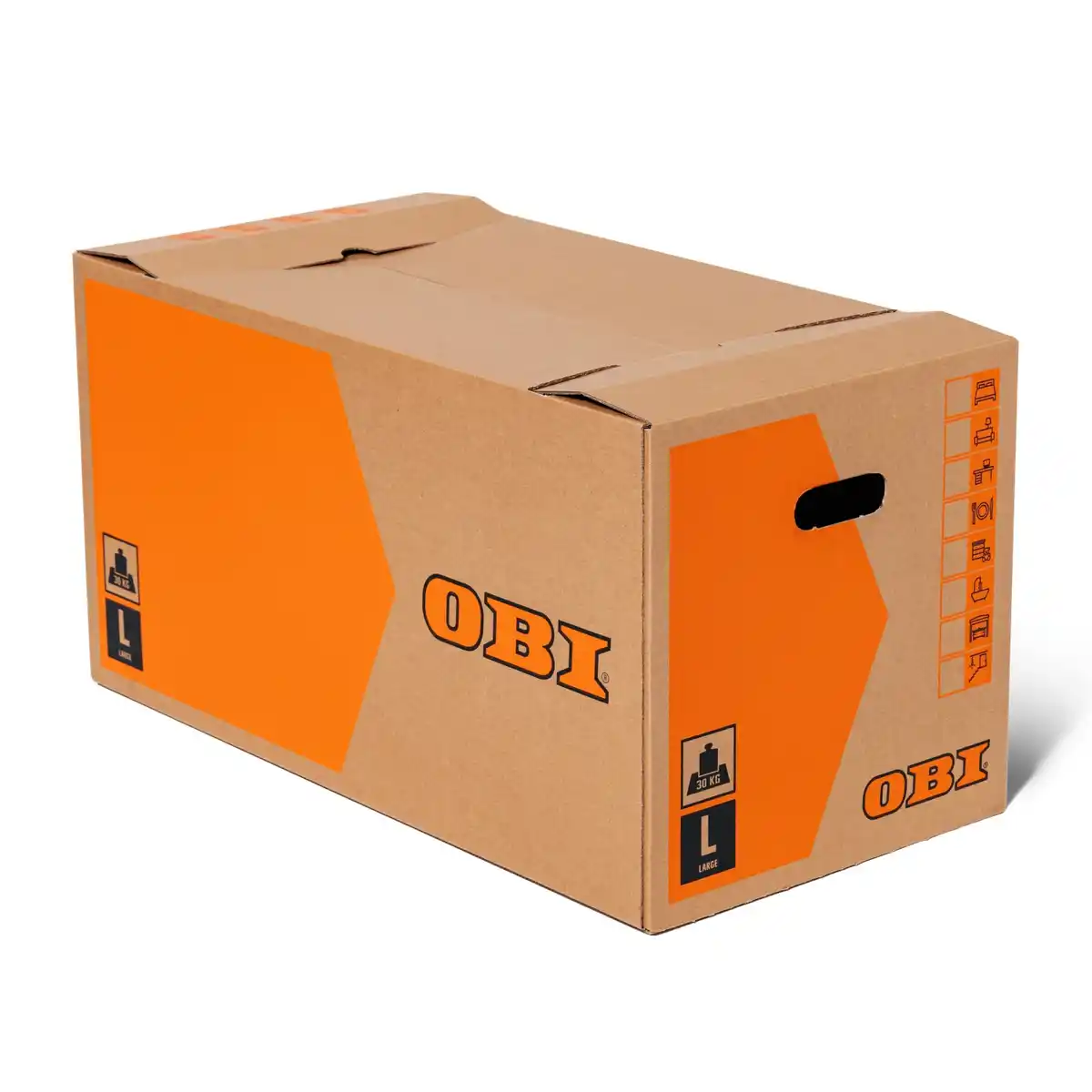 Bild 2 von OBI Umzugskarton L 80 l 30 kg 67 cm x 35 cm x 35 cm