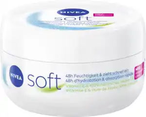 NIVEA Soft Creme erfrischende Feuchtigkeitscreme, 200 ml
