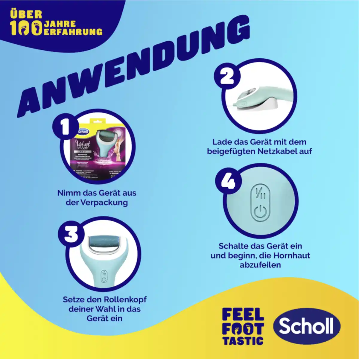 Bild 3 von Scholl Velvet Smooth™ Pro elektrischer Hornhautentferner