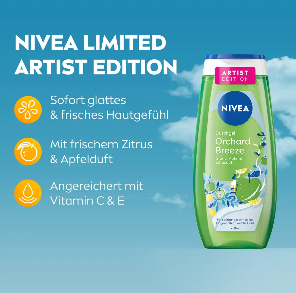 Bild 1 von NIVEA Duschgel Orchard Breeze, 250 ml
