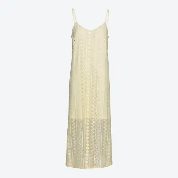 Bild 1 von Damen-Ajour-Strick-Kleid mit Spaghettiträgern