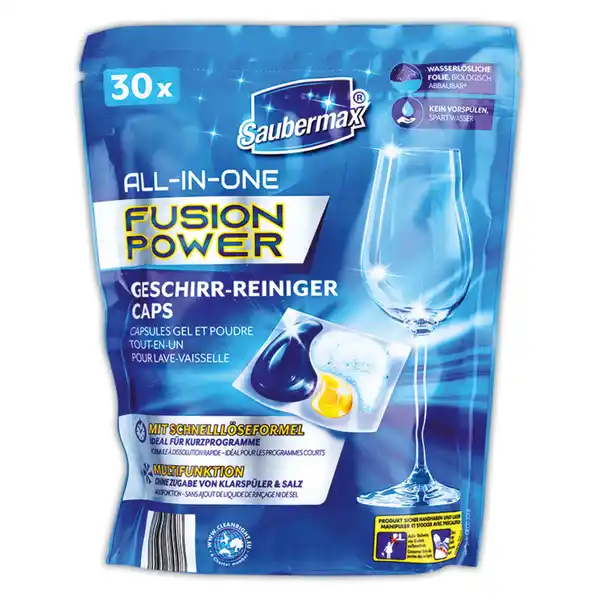 Bild 1 von Saubermax Geschirr-Reiniger Caps Fusion Power