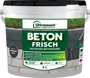Ultrament Garagebodenbeschichtung Beton Frisch 4 L anthrazitgrau
