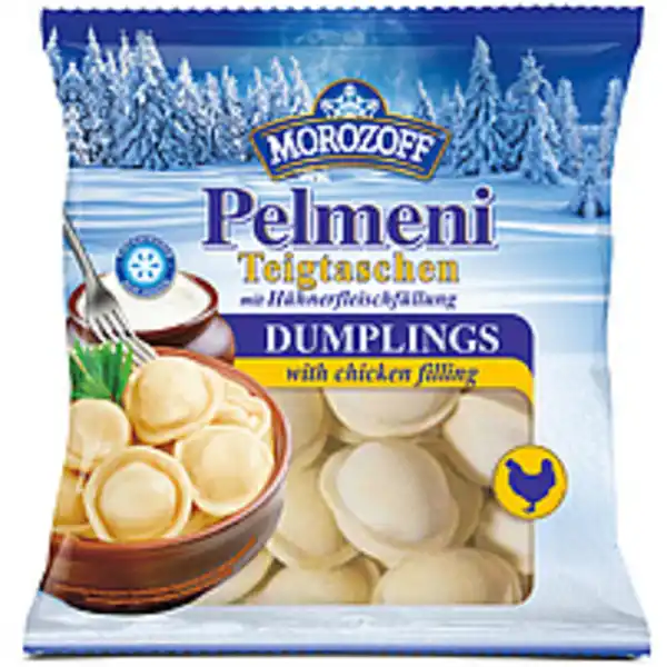 Bild 1 von "MOROZOFF" Teigtaschen "Pelmeni" mit Hühnerfleischfüllung, t...