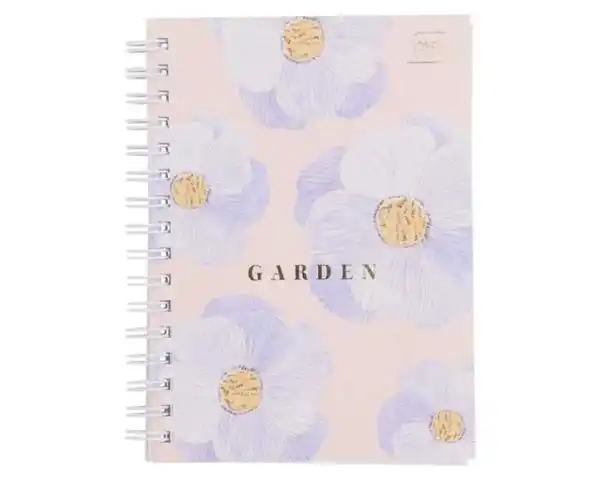 Bild 1 von Spiralnotizbuch A6 80 Blatt kariert Garden